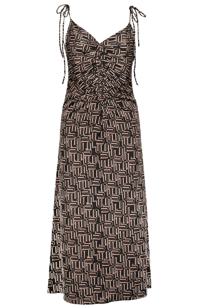 Bishop + Young Adria Ruched Front Dress, Alternate, color, Retro Print
