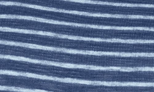 Nzt By Nic+zoe Stripe Long Sleeve Boat Neck T-shirt In Multi