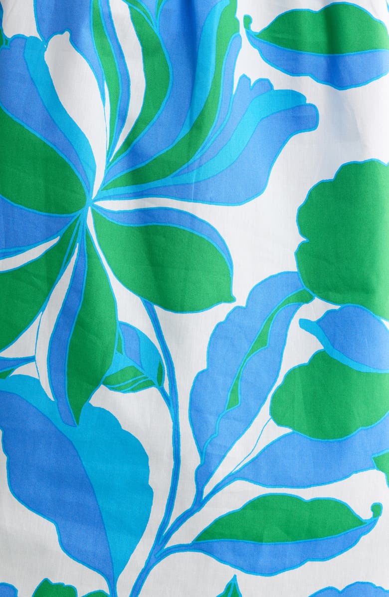 SUGARLIPS Pansie Floral Marra Top, Alternate, color, White Blue Green