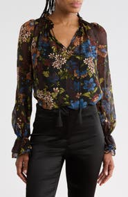 Veronica Beard Maxime Silk Top