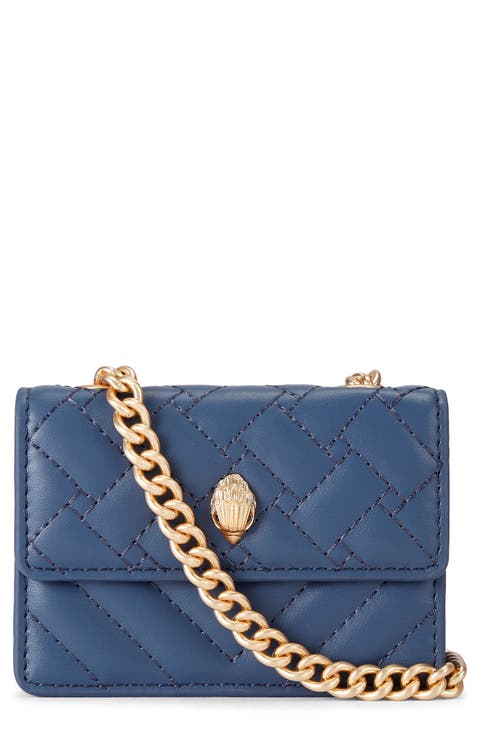 Micro Kensington Faux Leather Crossbody Bag