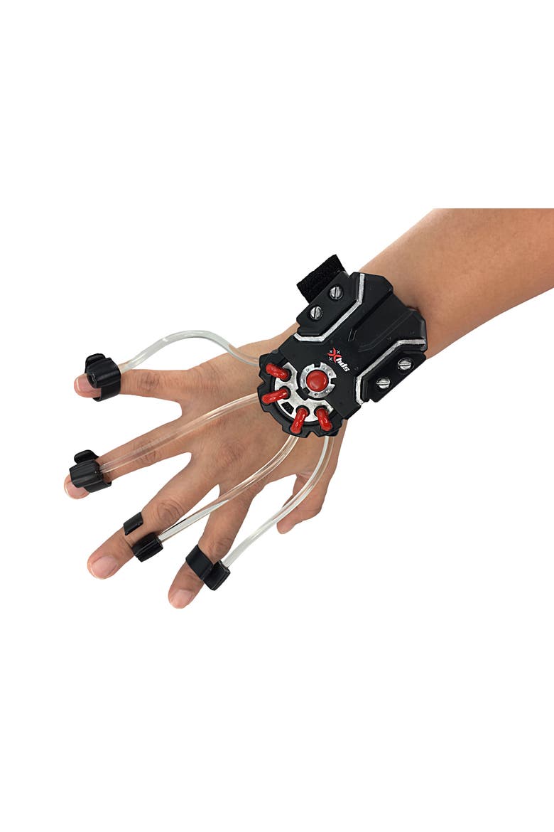 SpyX/ Lite Hand -Cool light device for your hands&fingers to navigate the dark. Must have gear for a spy collection. Lite beams attach to fingers to distract your target or stealthly see in the dark!, Alternate, color, Black