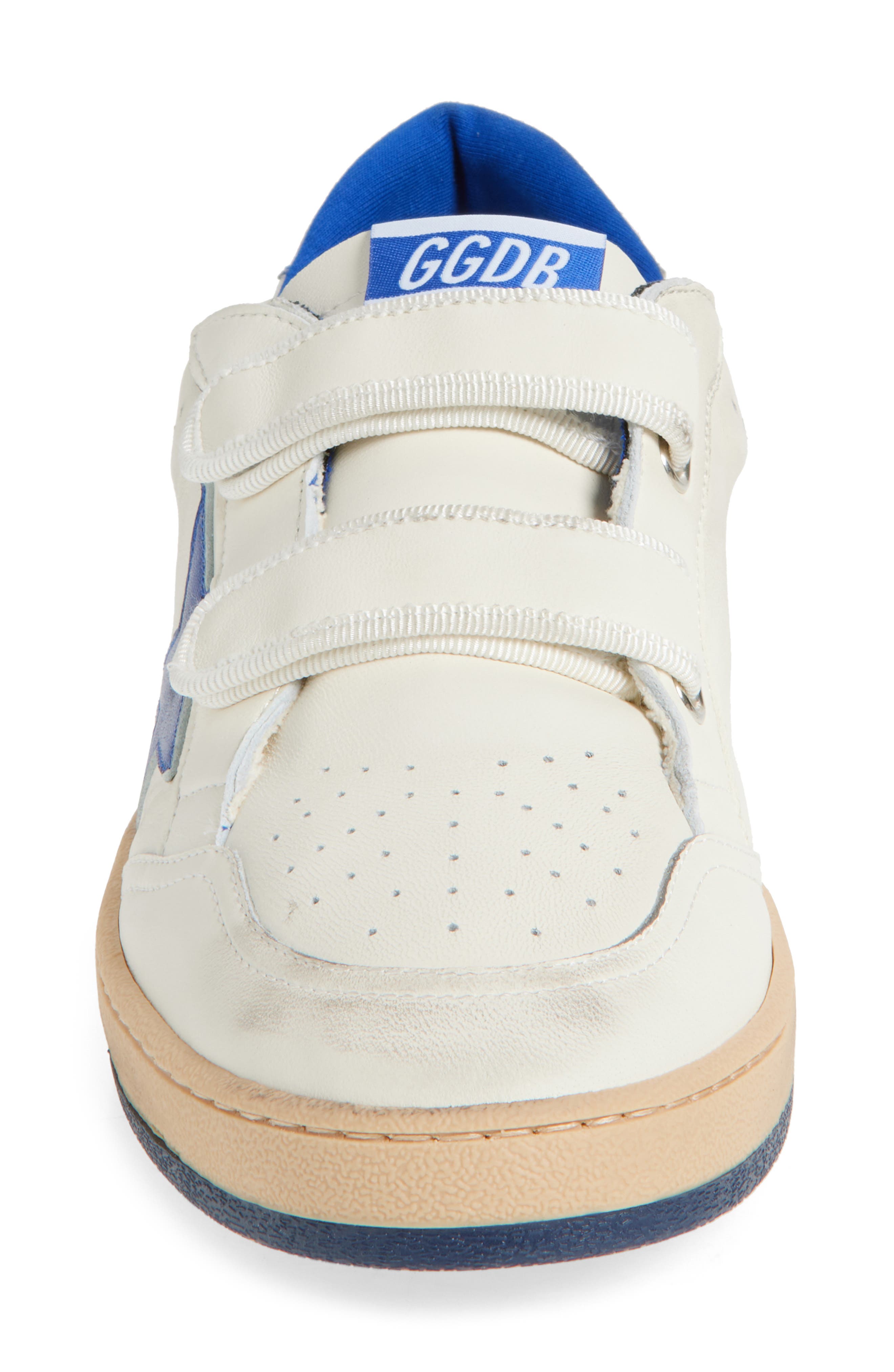 Golden Goose Kids' Ball Star Sneaker, Alternate, color, White/ Blue