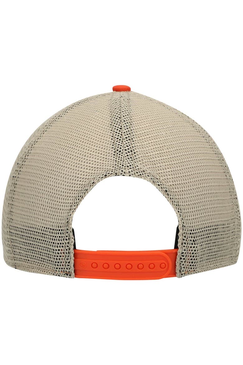 Men's '47 Orange Clemson Tigers Trawler Trucker Snapback Hat, Alternate, color, Orange