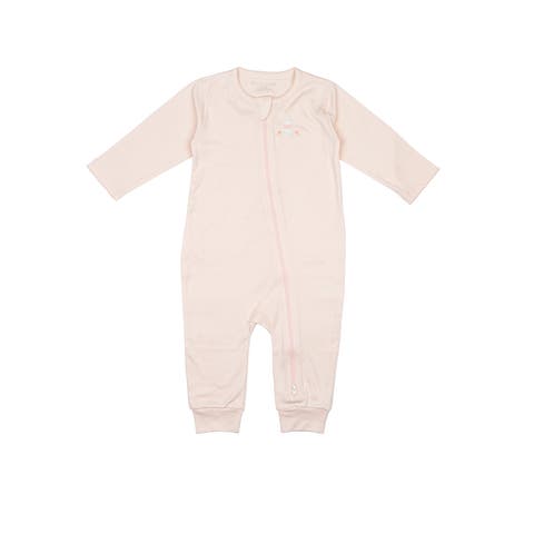 Pima Embroidered Footless Sleeper (Baby)