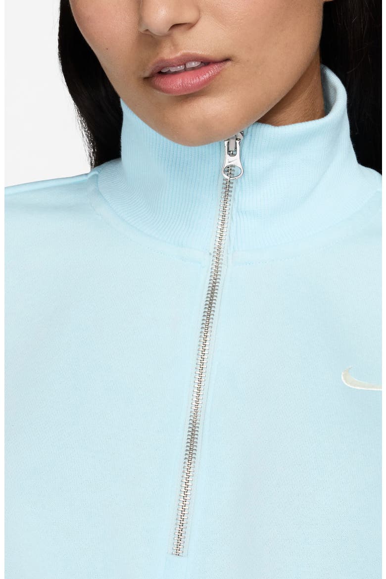 Sportswear Phoenix Fleece Crop Sweatshirt, Alternate, color, GLACIER BLUE/ SAIL