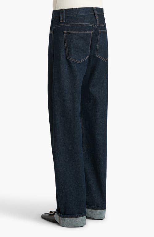 Khaite Karo Rigid Denim Jeans In Blue