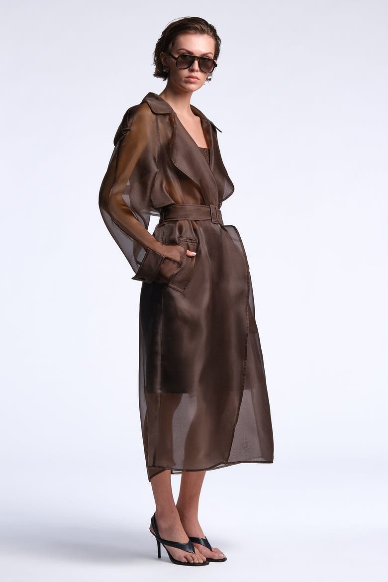 Adelle Trench, Alternate, color, Chocolate