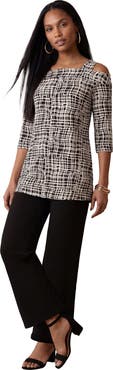 Jessica London Cold Shoulder Top