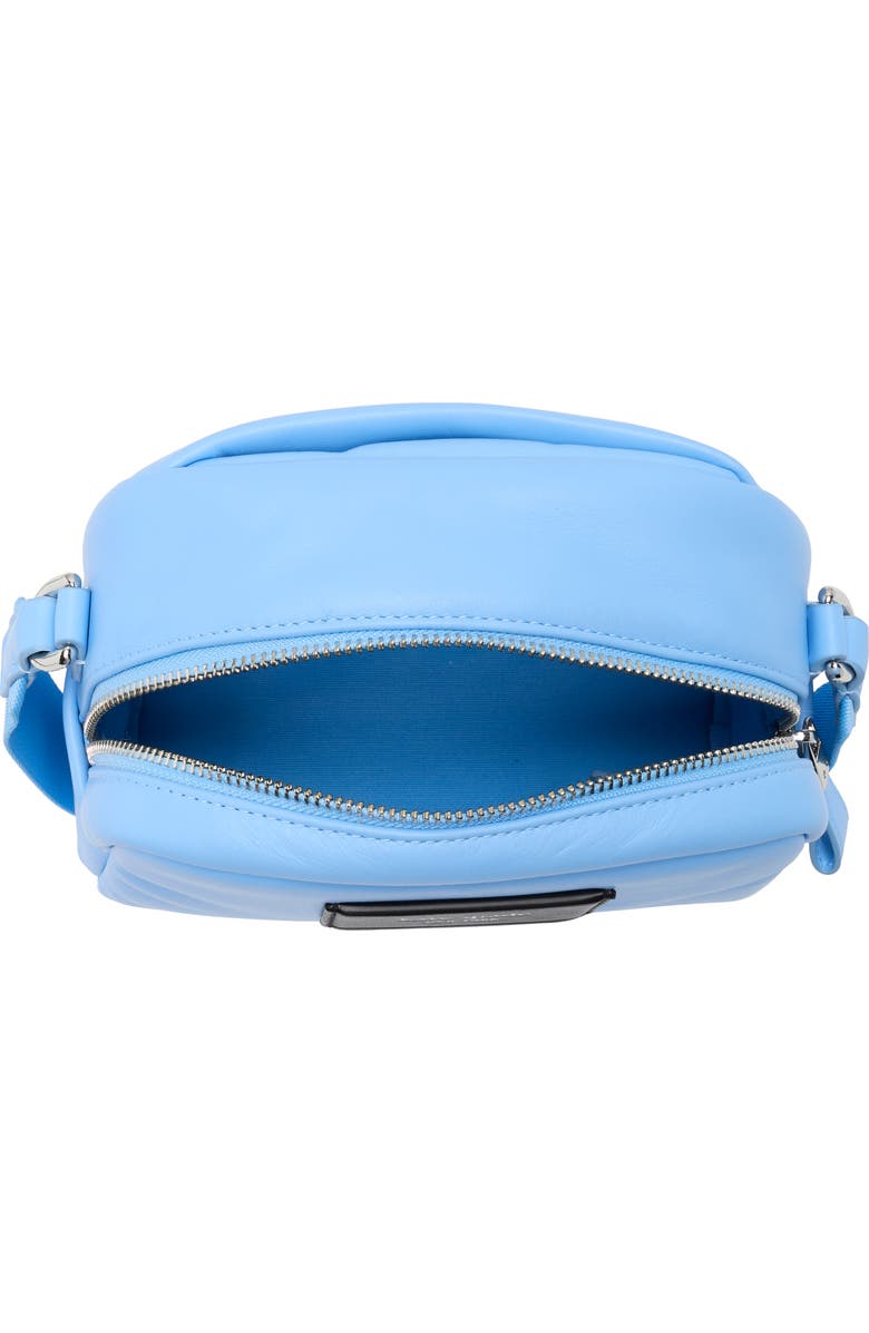 Kate Spade New York puffed small leather crossbody bag, Alternate, color, Astral Blue
