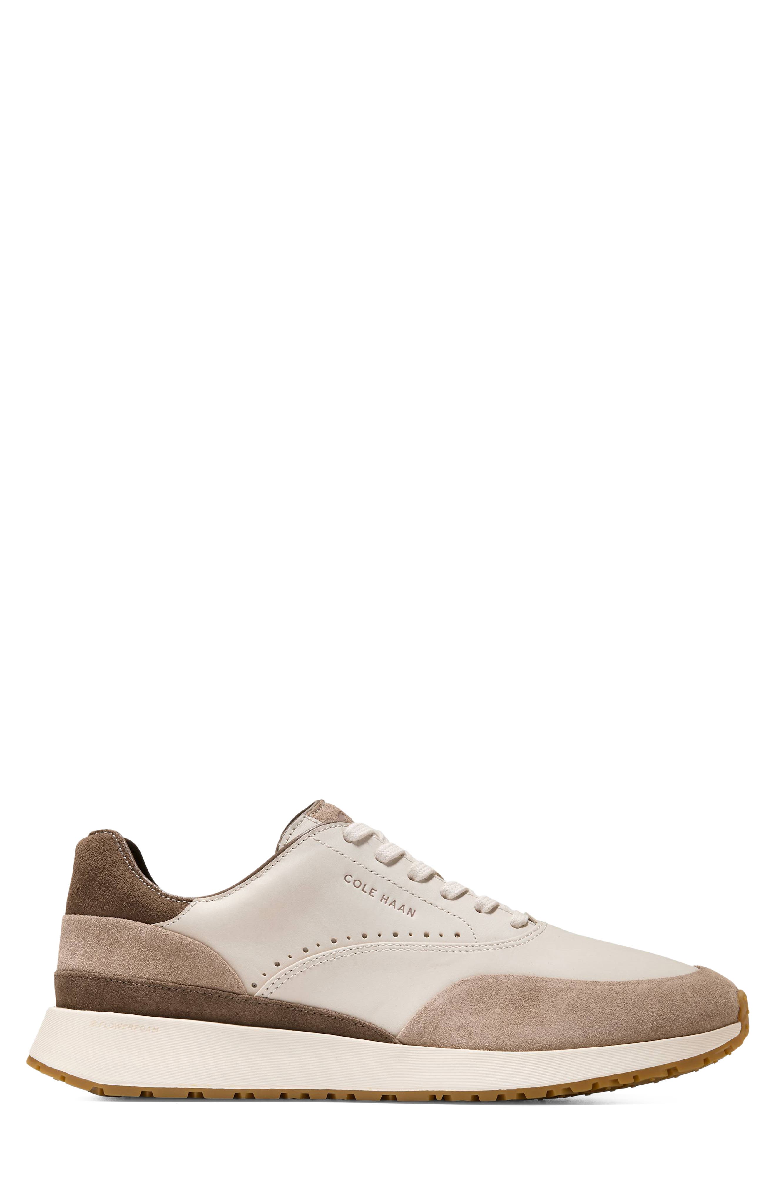 GrandPro Luxe Mile Sneaker, Alternate, color, PUMICE STONE NUBUCK / COFFEE