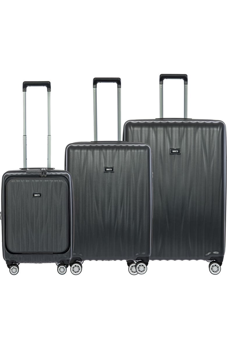 Bric's Cervia 2-Piece Spinner Set, Main, color, Dark Grey