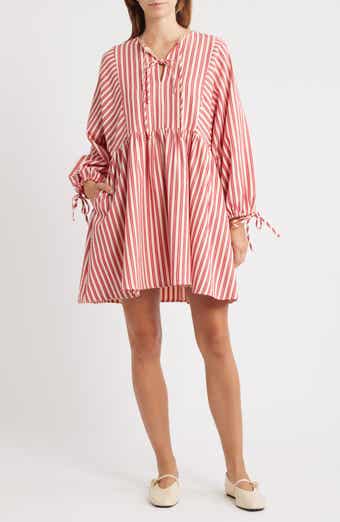 FRNCH Huxley Long Sleeve Babydoll Dress