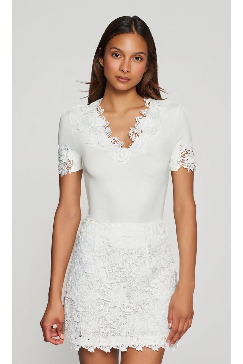 Shiloh 3D Lace Combo Top, Main, color, white