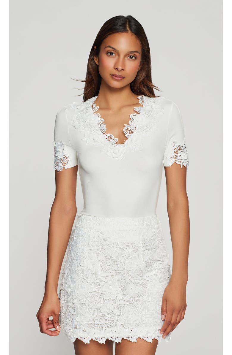 Generation Love Shiloh 3D Lace Combo Top, Main, color, White