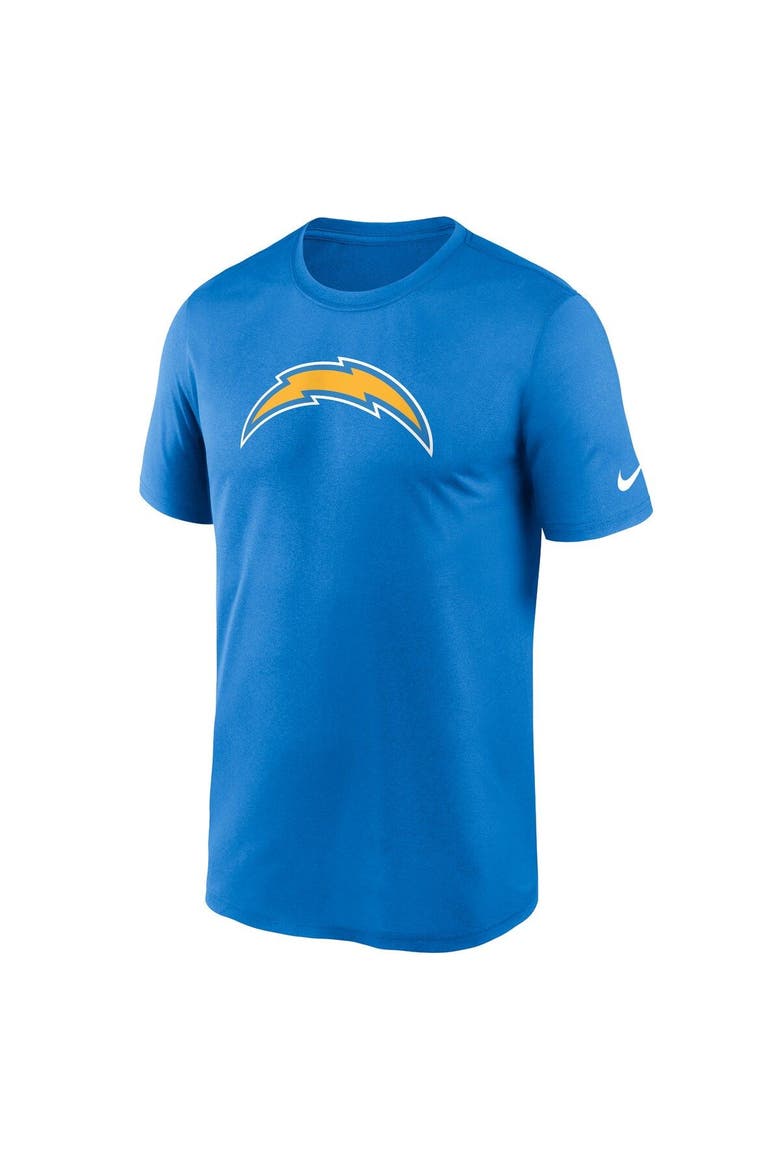 Men's Nike  Powder Blue Los Angeles Chargers Legend Logo Performance T-Shirt, Alternate, color, Powder Blue