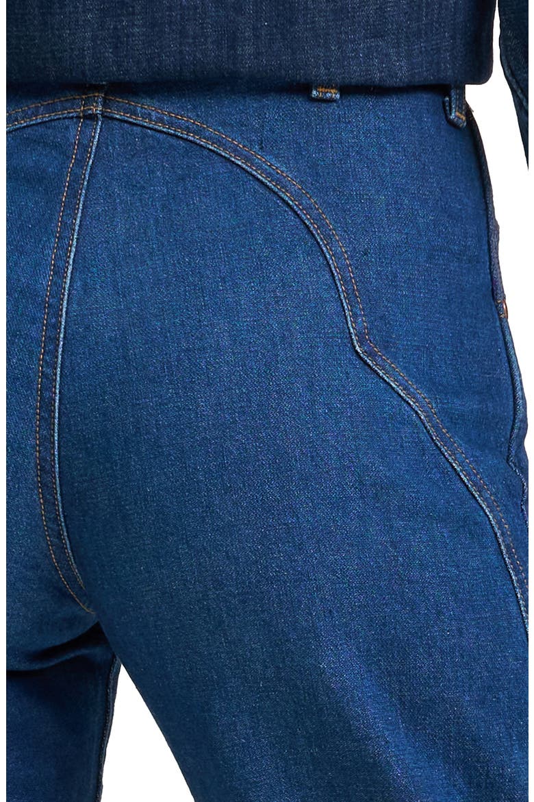 High Waist Ankle Barrel Jeans, Alternate, color, RUSTLERS RETREAT