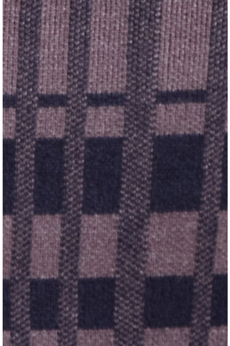 The Henry Plaid Crewneck Sweater, Alternate, color, NAVY PLAID