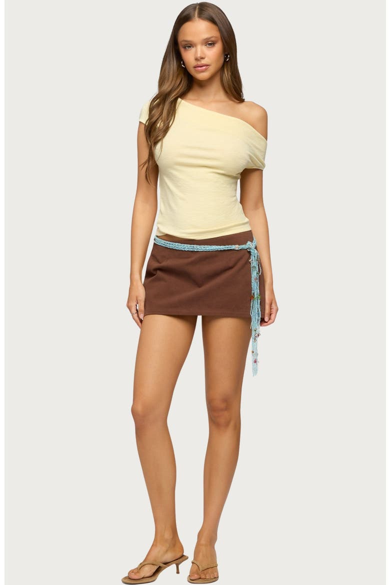 Martah Off the Shoulder Top, Alternate, color, LIGHT-YELLOW