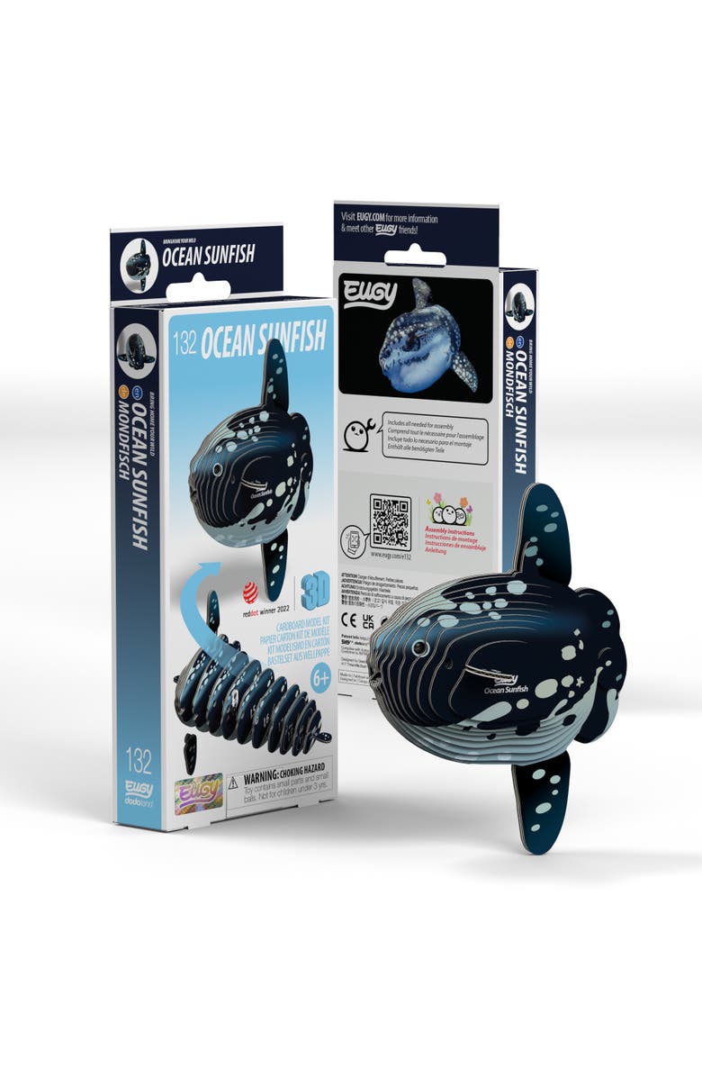 Eugy Puzzles Ocean Sunfish 3D Puzzle - contains 27 puzzle pieces, Main, color, NO COLOR