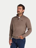 Raging Bull Quarter Zip Cashmere Blend Sweater