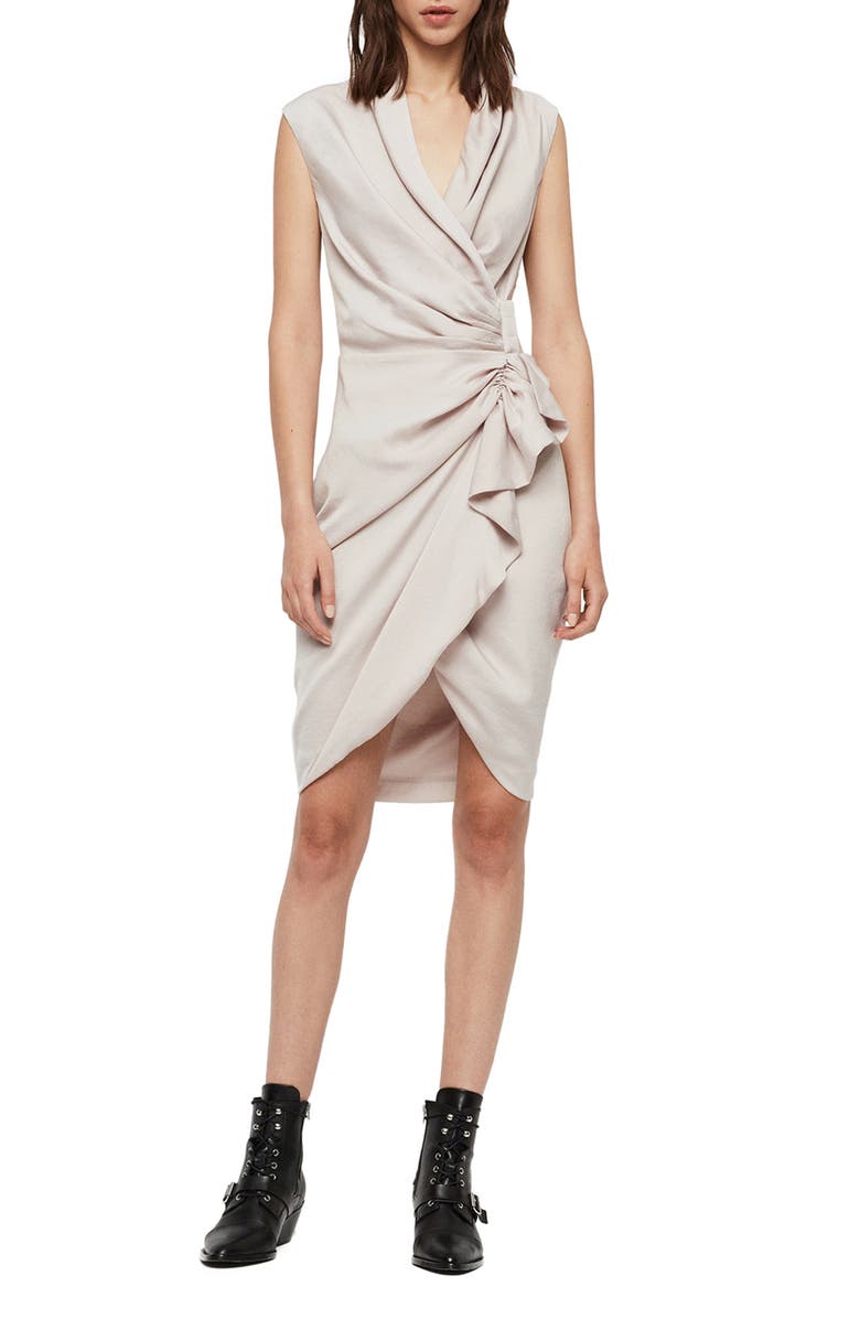 AllSaints Cancity Dress, Main, color,