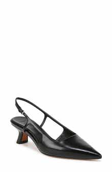 Vince Bianca Slingback Pointed Toe Pump