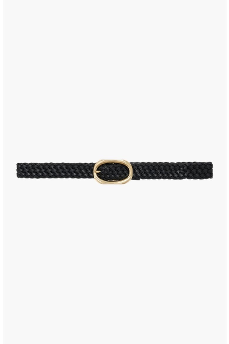 Signature Link Braided Belt, Main, color, Black