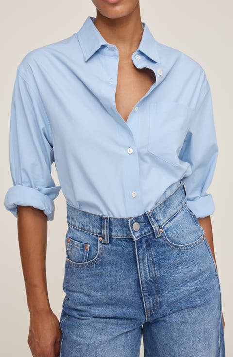 Faye Oversize Button-Up Shirt