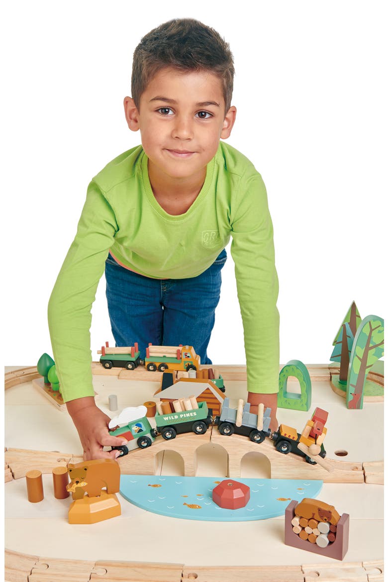 Wild Pines 30-Piece Train Set, Alternate, color, MULTI