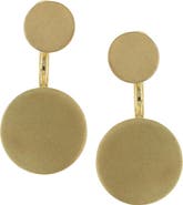 OLIVIA WELLES Circle Drop Earrings