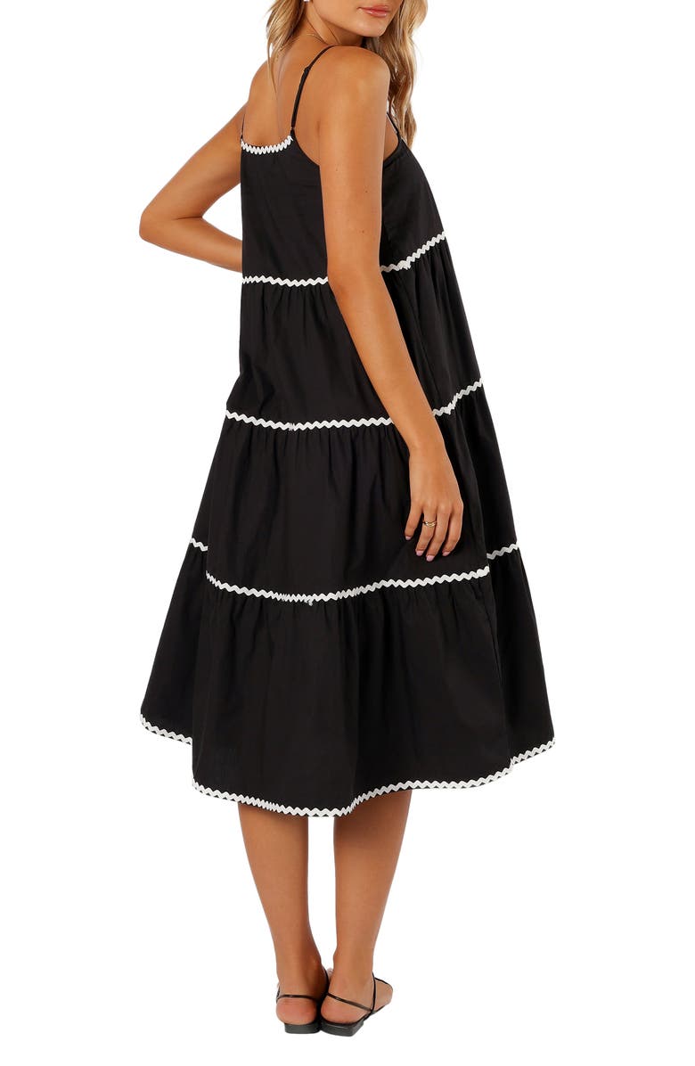 Petal & Pup Loella Tiered Midi Dress, Alternate, color,