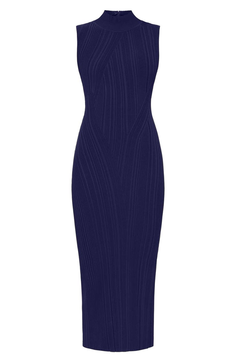 Herve Leger Sleeveless Knit Dress, Alternate, color,