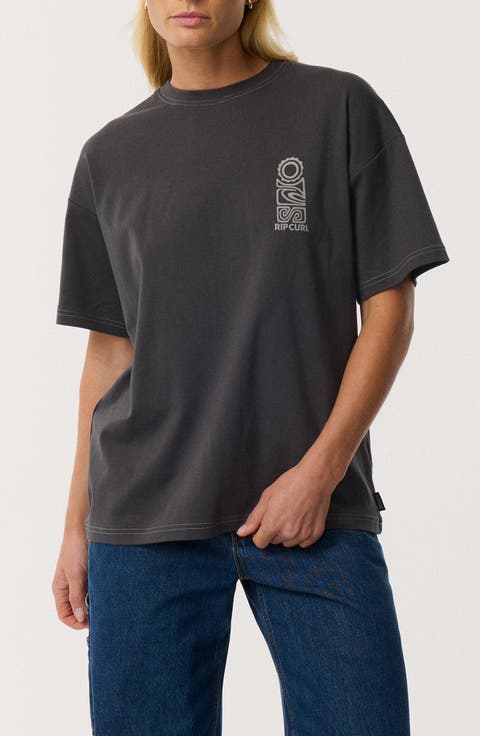 S-Series Oversize Cotton Graphic T-Shirt