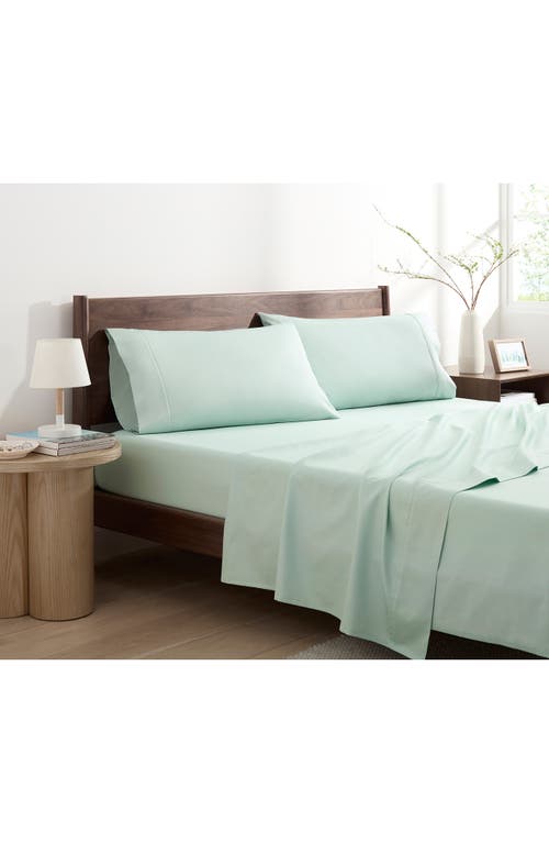 Westpoint Home Set Of 2 Cotton & Tencel® Lyocell Sateen Pillowcases In Sage