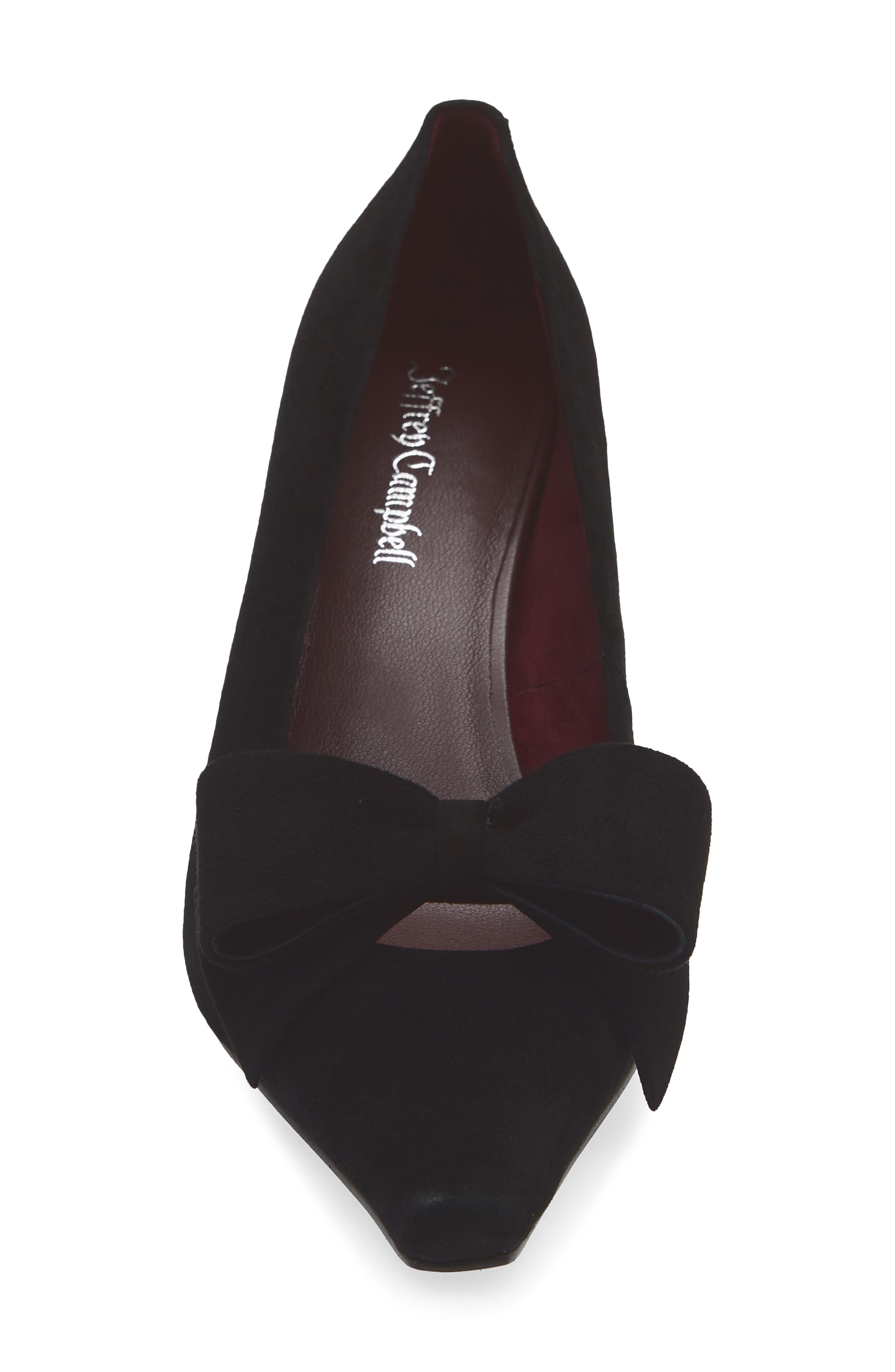 Manors Pointed Toe Pump, Alternate, color, BLACK SUEDE