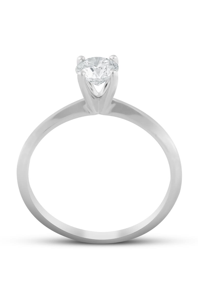 Bliss Diamond 1/3ct Round Solitaire Diamond Engagement Ring 14K Gold, Alternate, color,