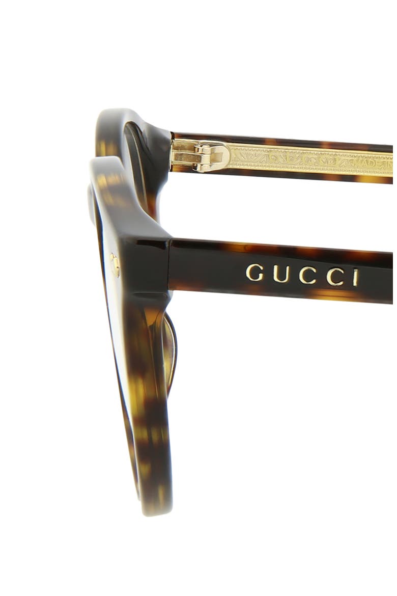 48mm Round Optical Glasses, Alternate, color, HAVANA HAVANA TRANSPARENT