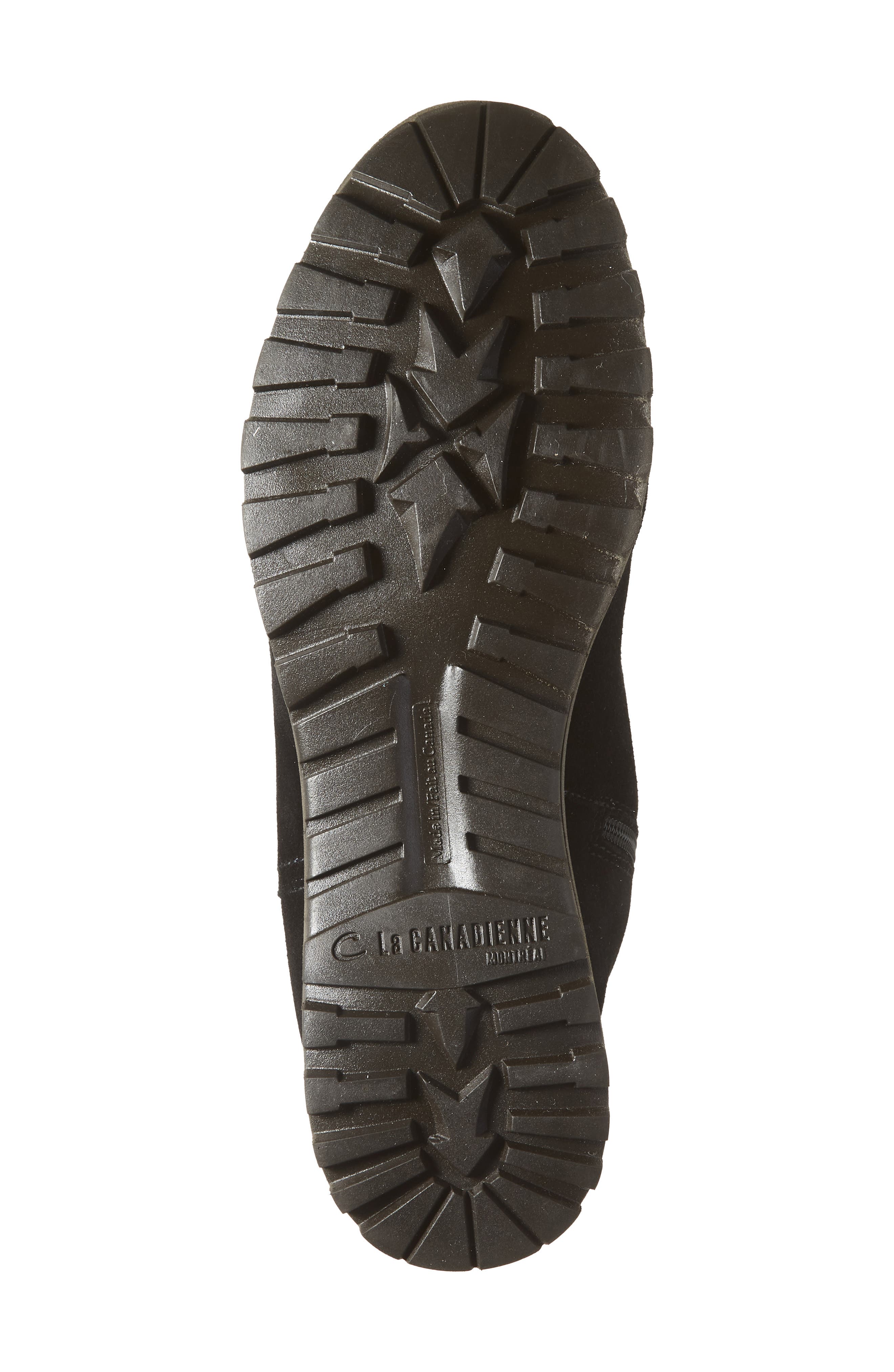 La Canadienne Aidan City Dry<sup>™</sup> Genuine Shearling Lined Bootie, Alternate, color, Black Leather