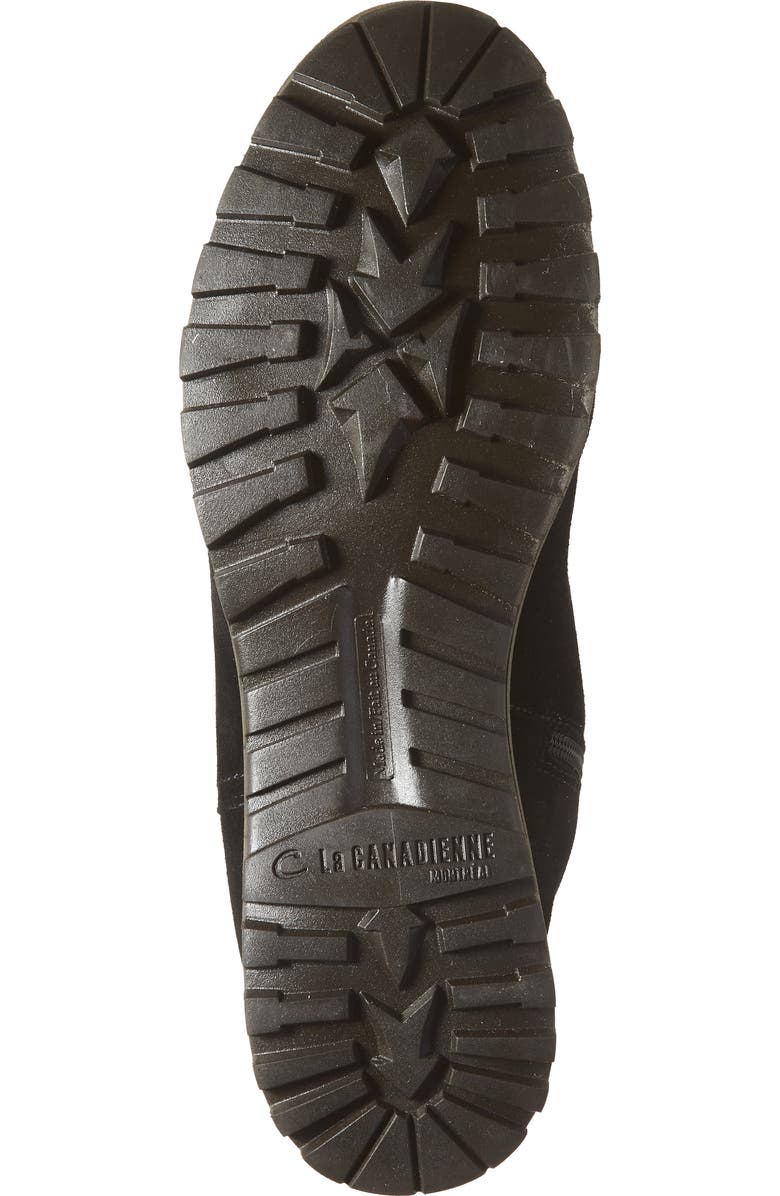 La Canadienne Aidan City Dry<sup>™</sup> Genuine Shearling Lined Bootie, Alternate, color, Black Leather