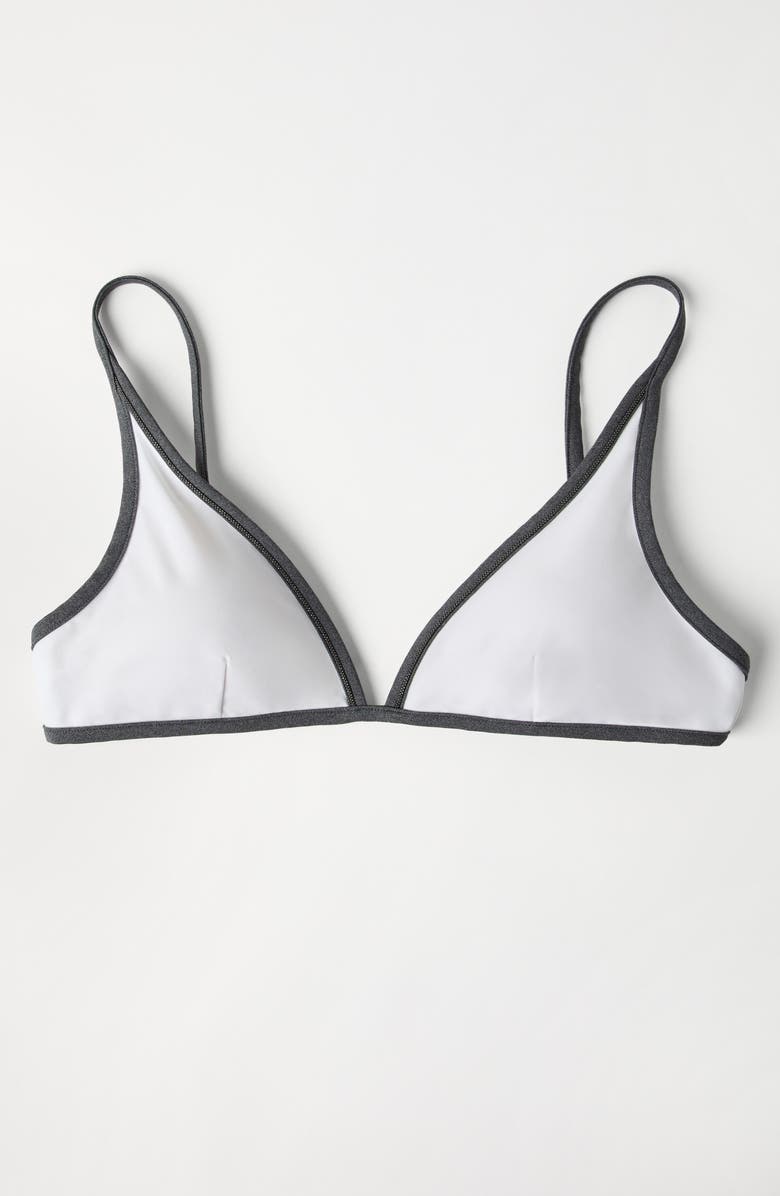 Brunello Cucinelli Bikini top with monili, Alternate, color, 