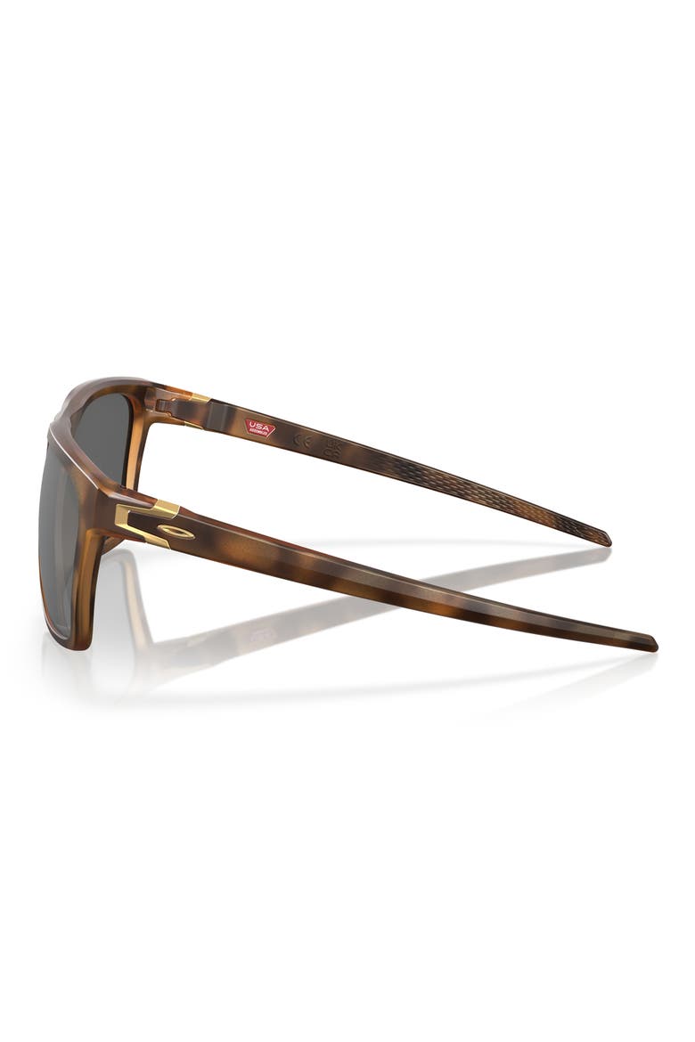 Leffingwell 57mm Prizm™ Polarized Rectangular Sunglasses, Alternate, color, BROWN TORT