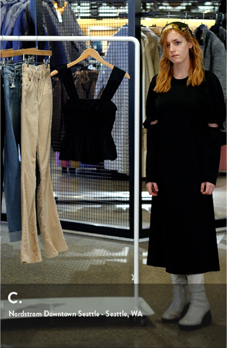 Ida Shirred Peplum Top, sales video thumbnail