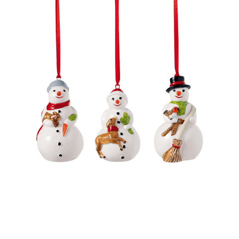 Nostalgic Ornaments Snowman Ornaments Set of 3