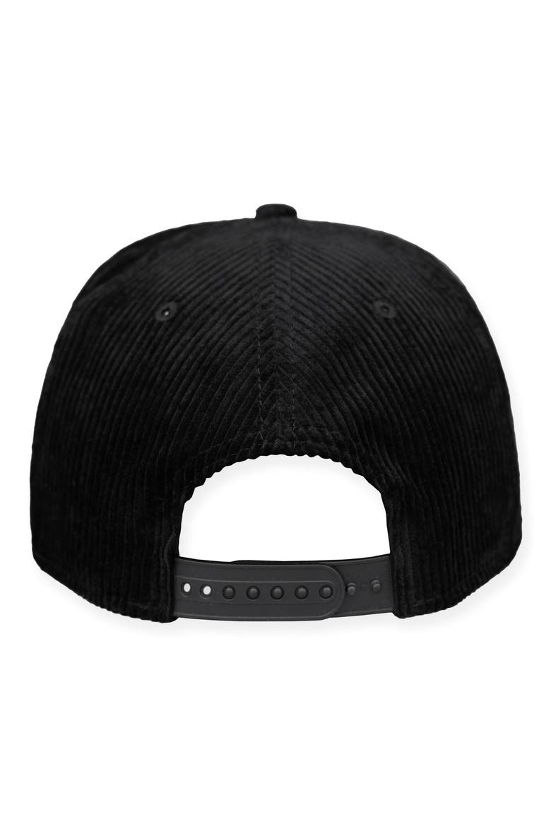 The Original Crown 9FIFTY Corduroy Snapback Cap, Alternate, color, BLACK