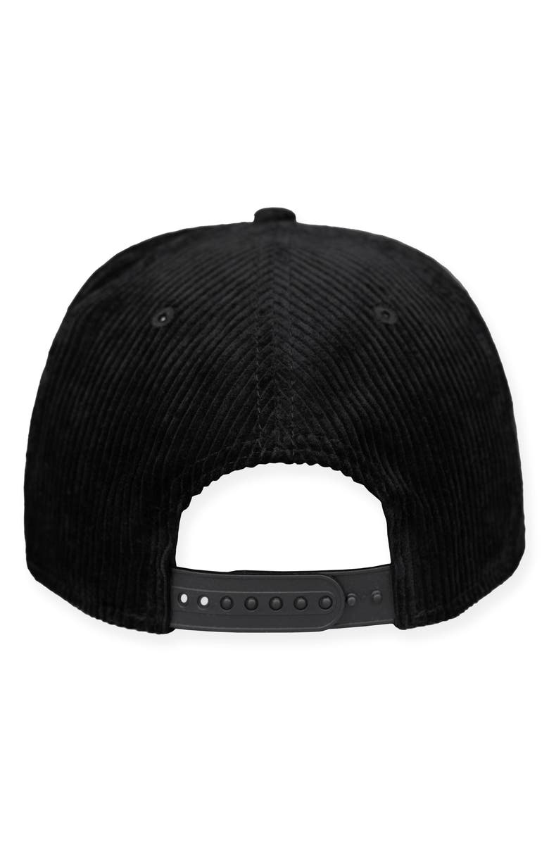 PAPER PLANES The Original Crown 9FIFTY Corduroy Snapback Cap, Alternate, color, Black