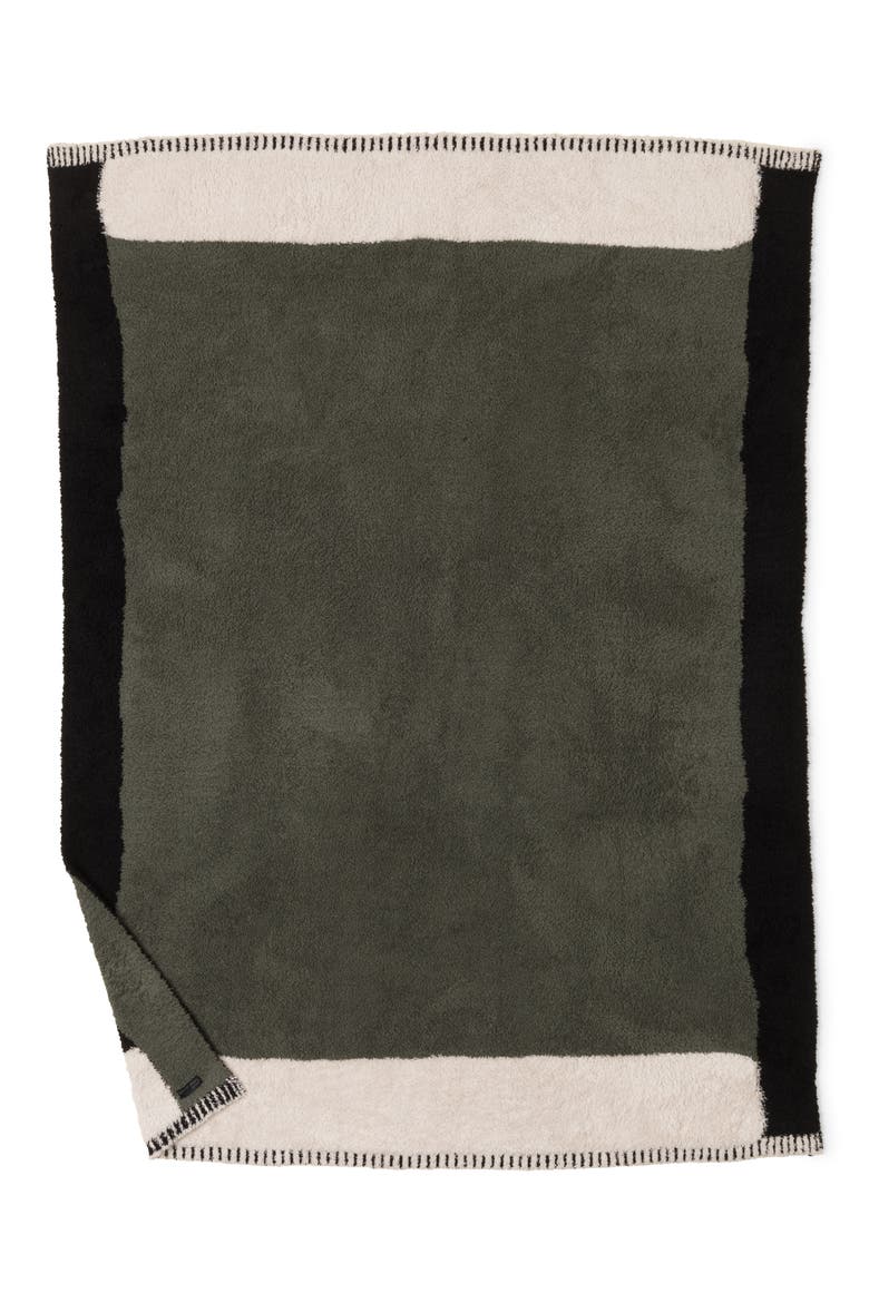 CozyChic™ Colorblock Throw Blanket, Alternate, color, KHAKI GREEN MULTI