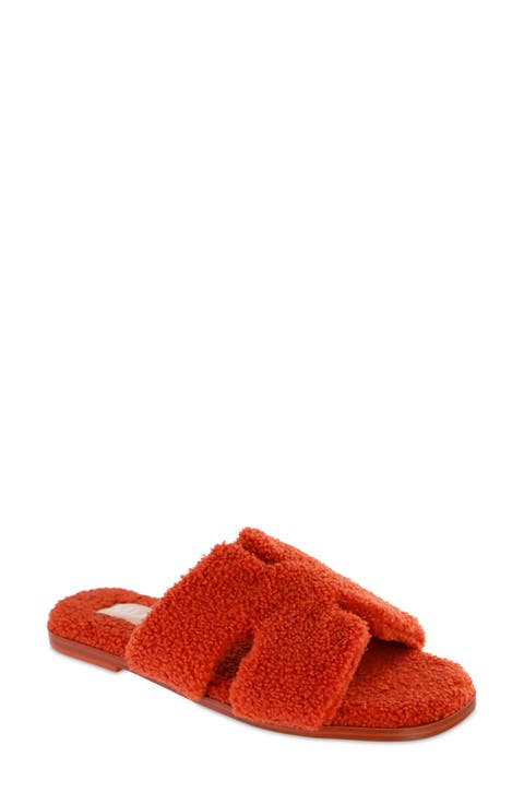 Cosette Faux Shearling Sandal (Women)