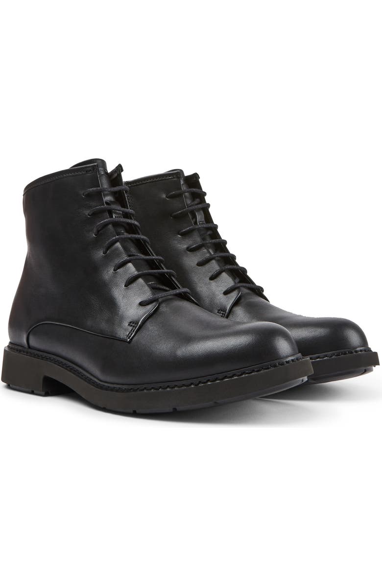 Camper Neuman Combat Boot, Main, color, Black
