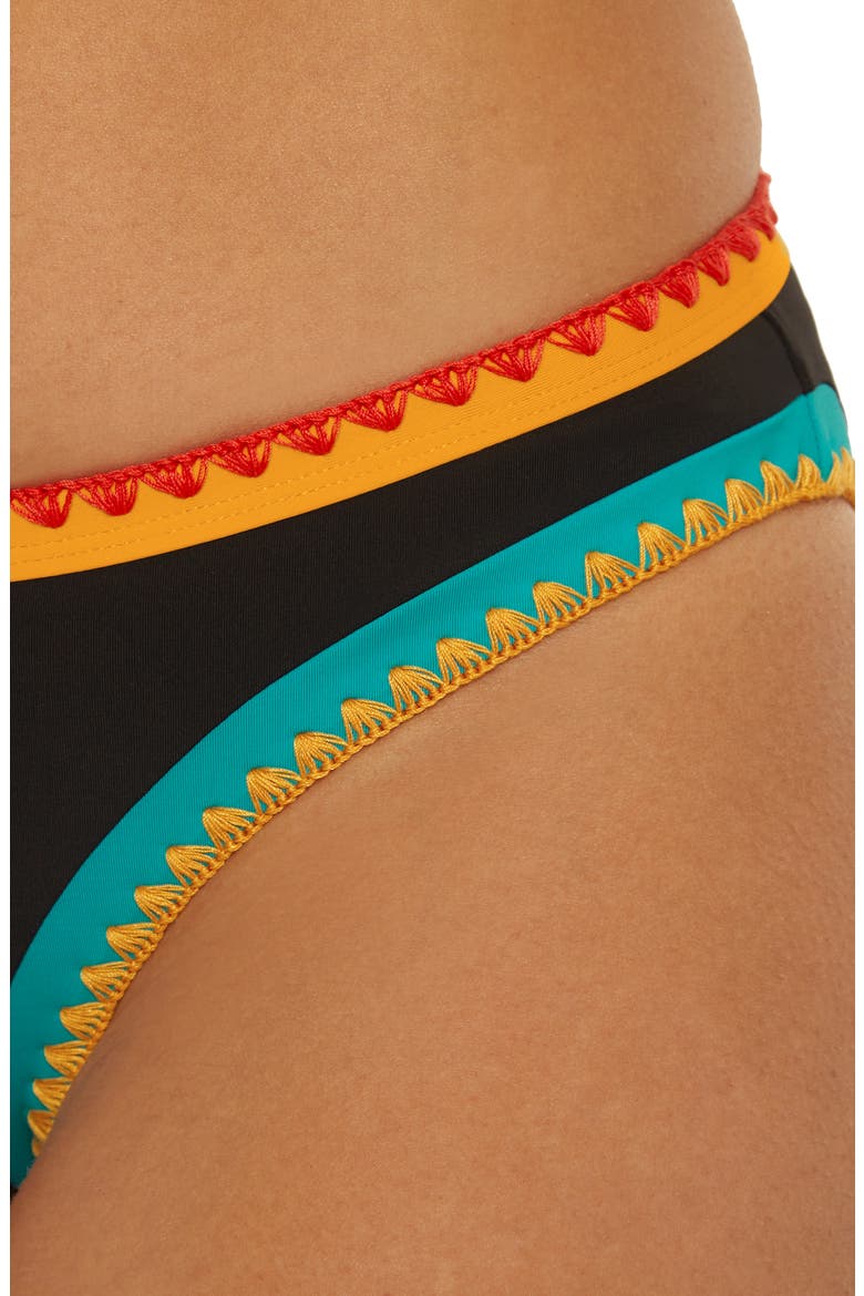 Avila Hipster Bikini Bottoms, Alternate, color, BLACK